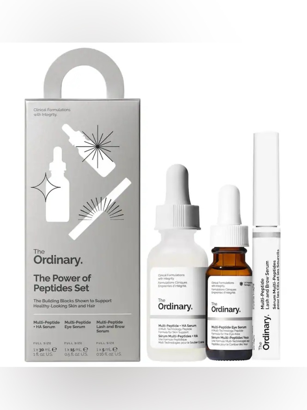 The Ordinary The Power of Peptides Set NIB $57 Value!